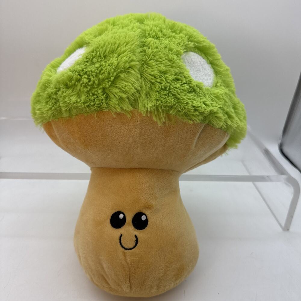Large Green Plush Mushroom MCM By Goffa - Hippy, Psychedelics, Festival Pillow
